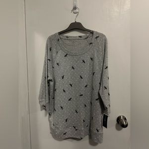 Karen Scott Sport Dragonfly Sweater L